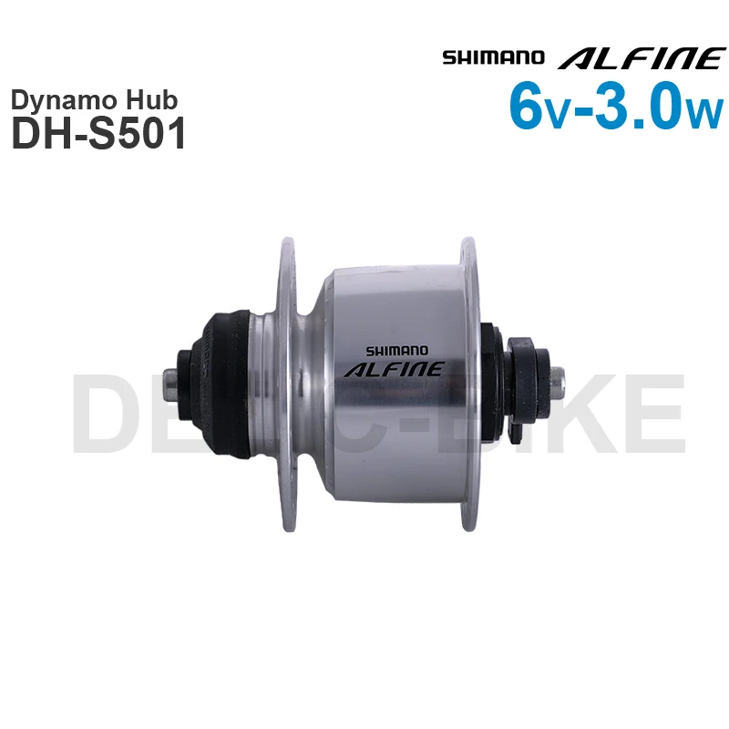 SHIMANO ALFINE - Hub Dynamo - Disc Brake  DH-S501 - CENTER LOCK - 3.0 W - Quick Release Original Parts