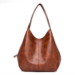 New Style Soft Leather Shoulder Bag with Large Capacity, Versatile and Trendy Crossbody Bag for Women, Korean Style Tote Bag