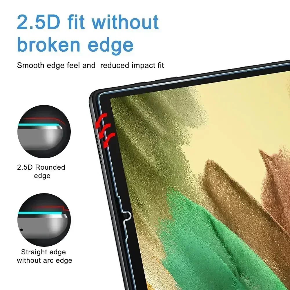 (3 Packs) Tempered Glass For Samsung Galaxy Tab A7 Lite 8.7 2021 SM-T220 SM-T225 T220 T225 T227 Tablet Screen Protector Film
