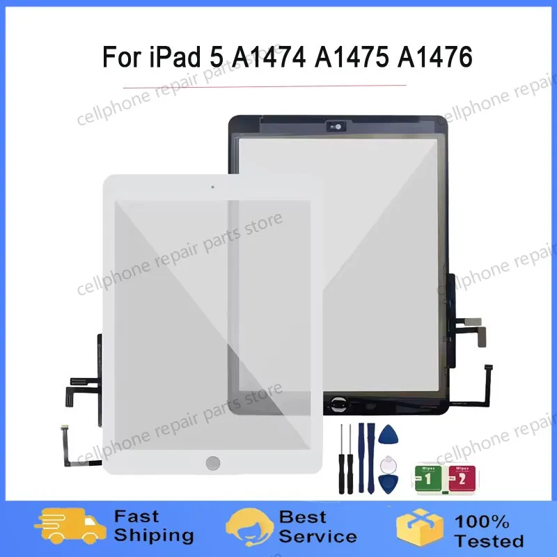 For iPad Air 1 Touch Panel Screen for iPad 5 A1474 A1475 A1476 Touch Screen Outer Glass Sensor Replacement Parts