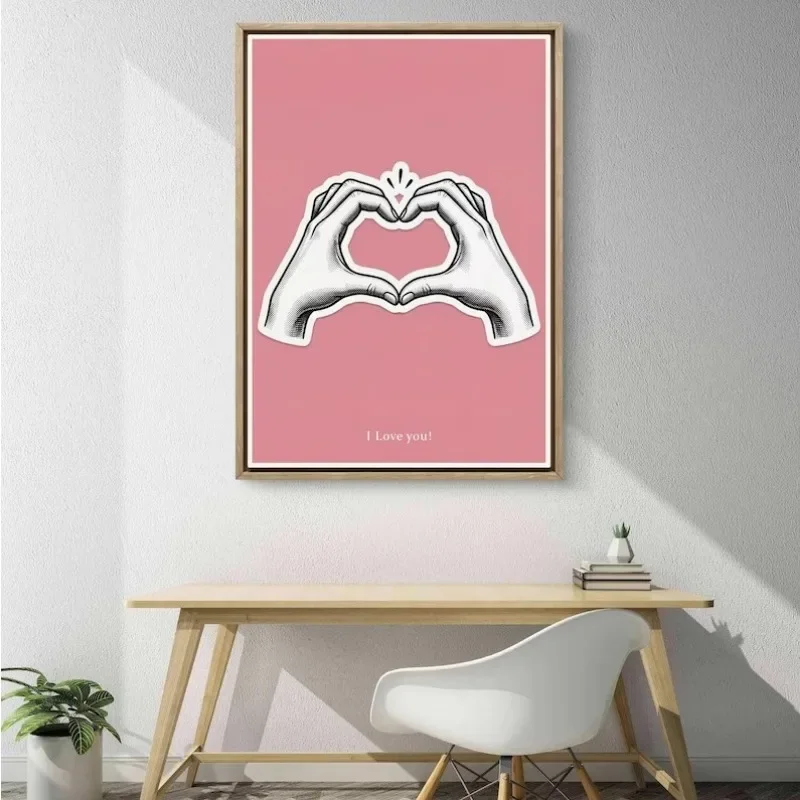 2026 Italian Funny Hand Gesture Quotation Poster Minimalist Gesture Sign Canvas Painting Wall Art Picture for Living Room Home
