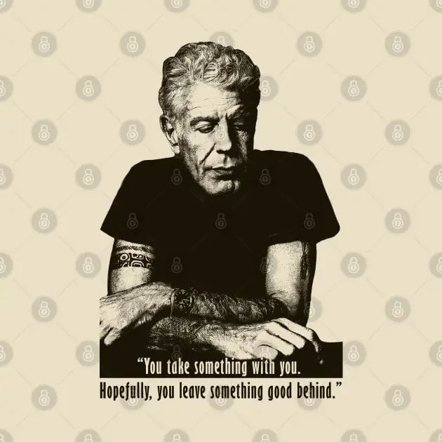 Anthony Bourdain T-Shirt Men Women Clothes Oversized Cotton Tees New Fashion Top Tees