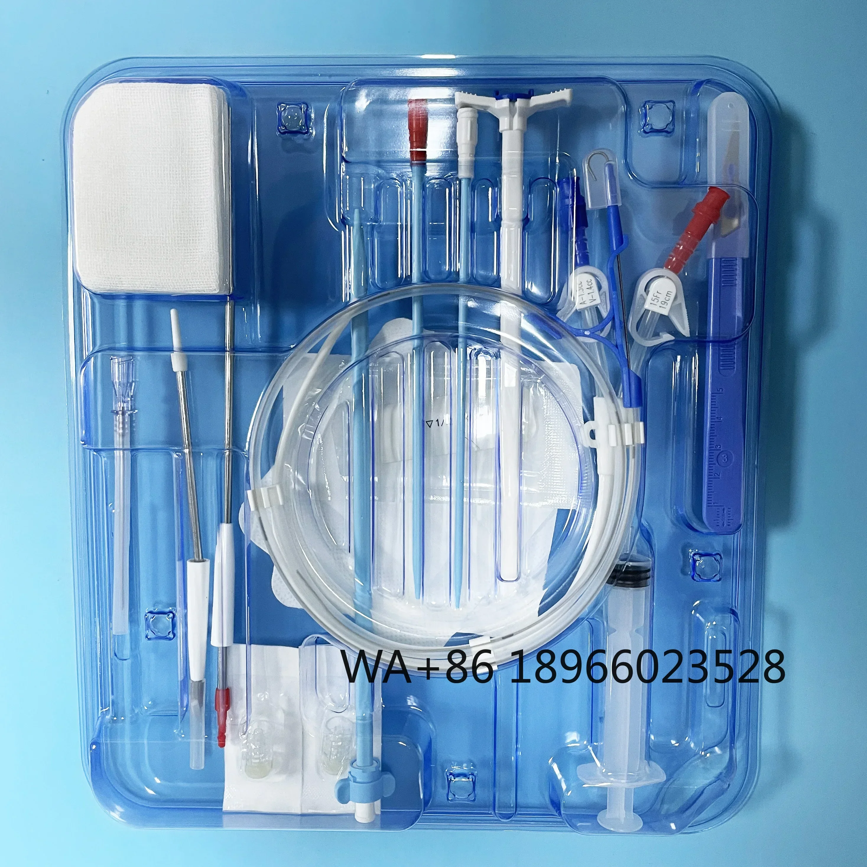 

Medical Long Term Dialysis Catheter Kit Double Lumen Hemodialysis Catheter