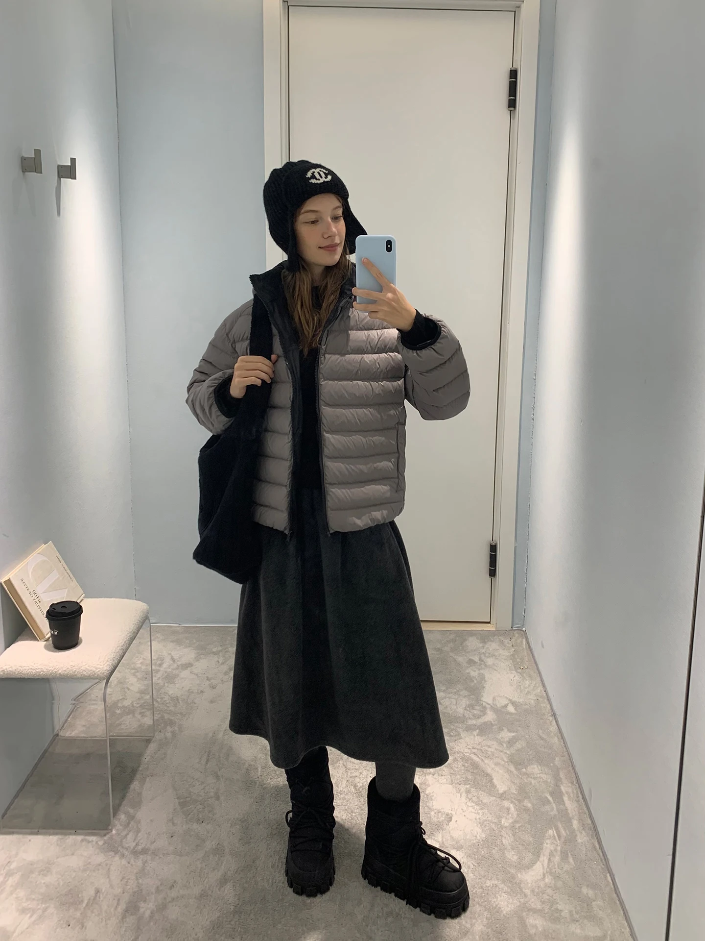 

Double-Sided Wear Cisas Design Heart-aped Pastry Sle down Jaet Casual Loose Fit Long Sve Zipper Closure Windproof