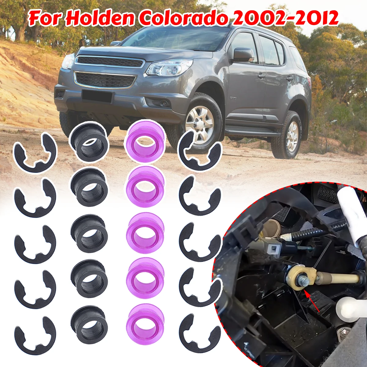 Automatic Gearbox Shift Cable Linkage Selector Bushing For Holden Colorado RA Rodeo 2003-2008 Gear Shifter Lever End Rod Connect
