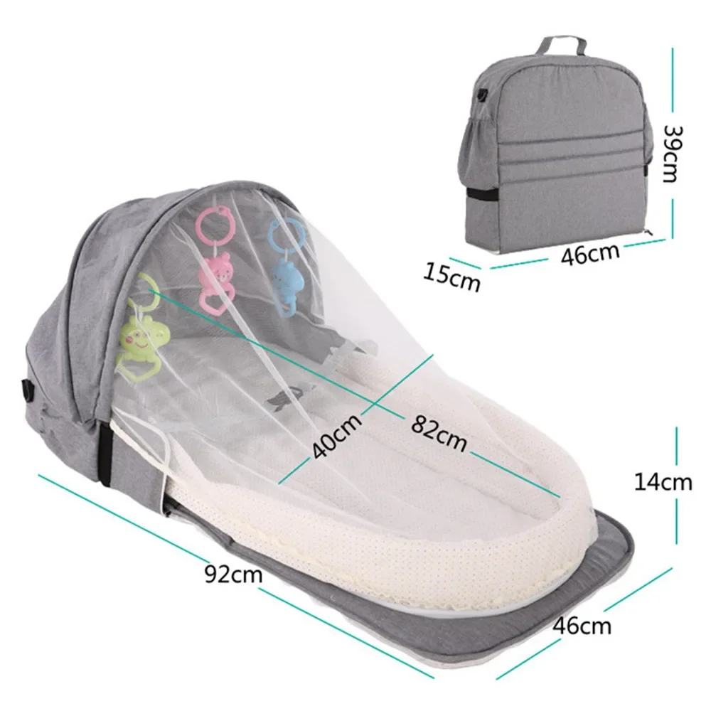 0-12 Months Kid Baby Bed For Newborn Protection Mosquito Net Portable Bassinet Baby Foldable Breathable Infant Sleeping Basket