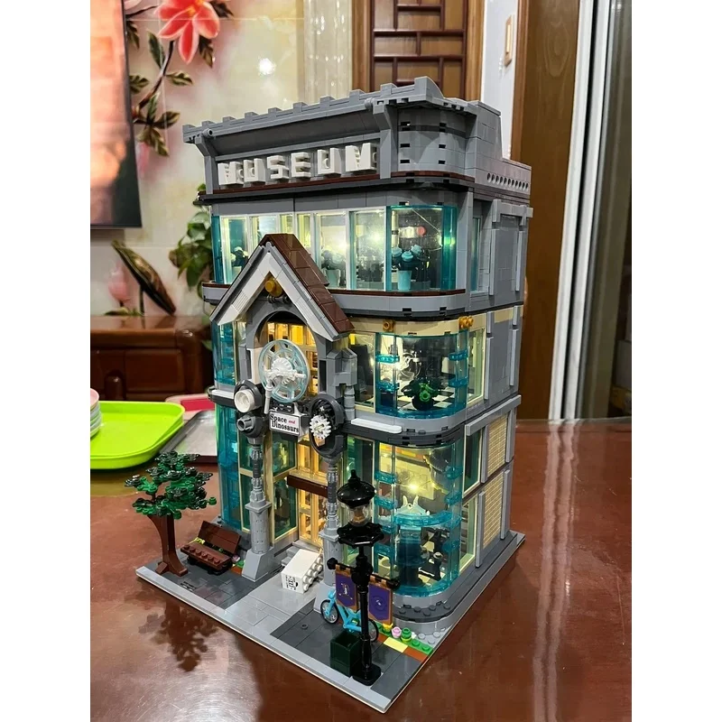 DIY Science Museum 10206 Architecture Brick Education Landscape Architecture Model Building Blocks Toys Birthday Gifts Adult Toy