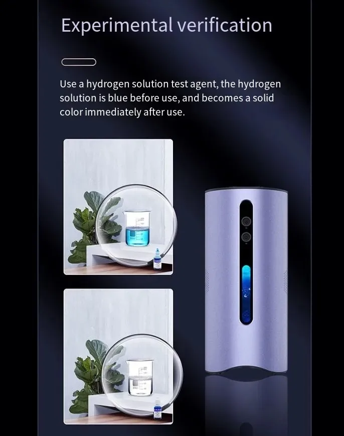 Hot Sales 500ml Plug & Play Hydrogen Oxygen Breathing Machine Desktop for Hotel Lobby & Home Study