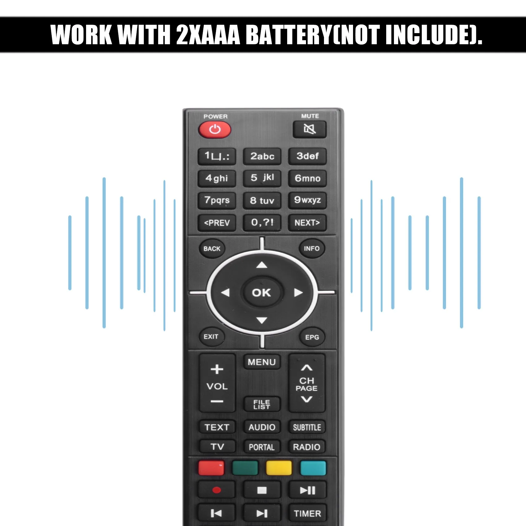 Combo de receptor de satélite, control remoto de Zgemma Star HS /H2S /H2H /H5 /H5.2S, uso directo