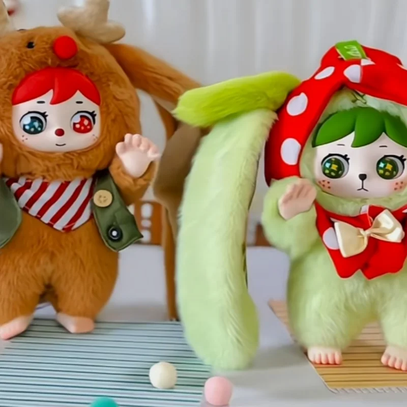 

Genuine Xingnian Animation MILAI Long-eared Elf Series Fluffy Decorative Hanging Accessories Collectible Figures Adorable Dolls