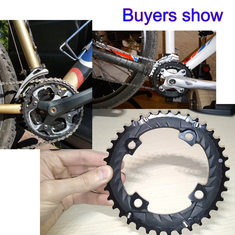 104/64 BCD Bicycle Chainring 24/26/32/38/42t MTB Chain Ring Double/Triple 10Speed Chainwheel for Shimano Crankset