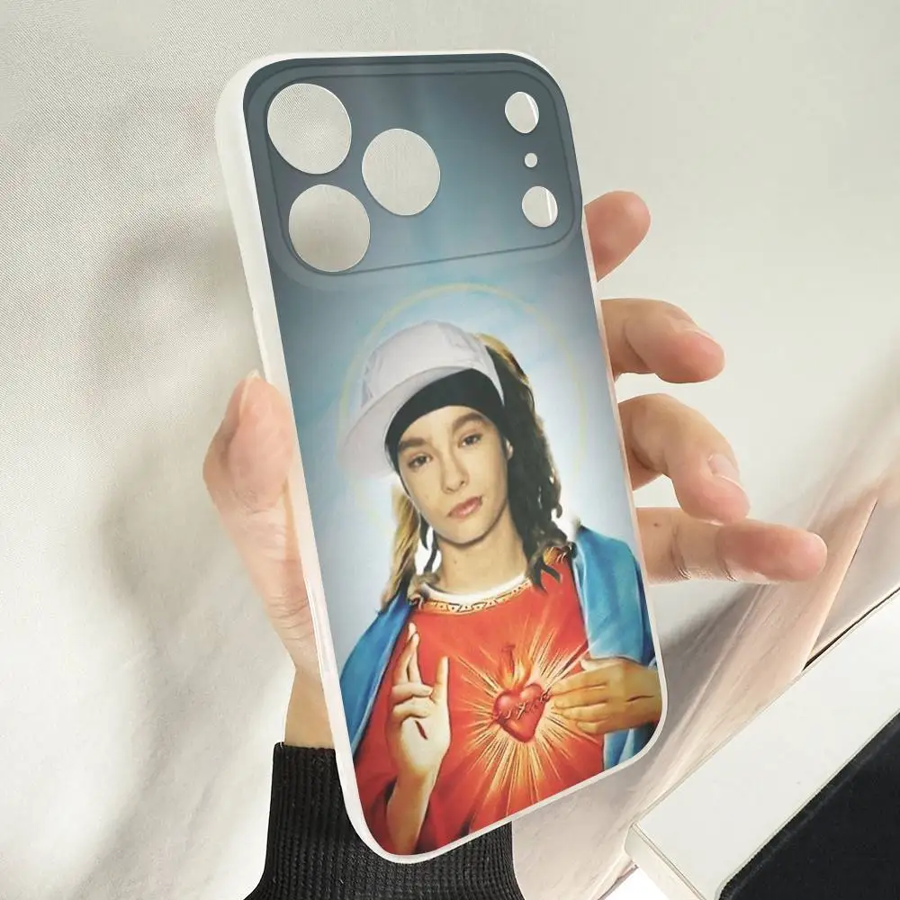 Bill Tom Kaulitz Tokio Hotel Handyhülle für iPhone 14,16,15,11,13,17,12,Air,Mini,Plus,E,Pro,Max Magnetische Magsafe Frosted Cover