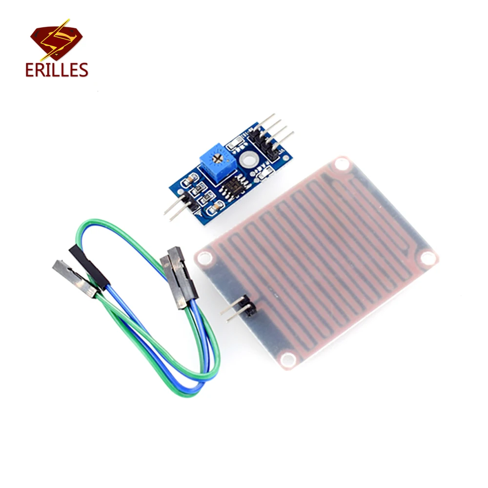 Separate PCB Board Raindrop Module Water Level Sensor Detection Module Water Expansion Module Raindrop Sensor Board for Arduino