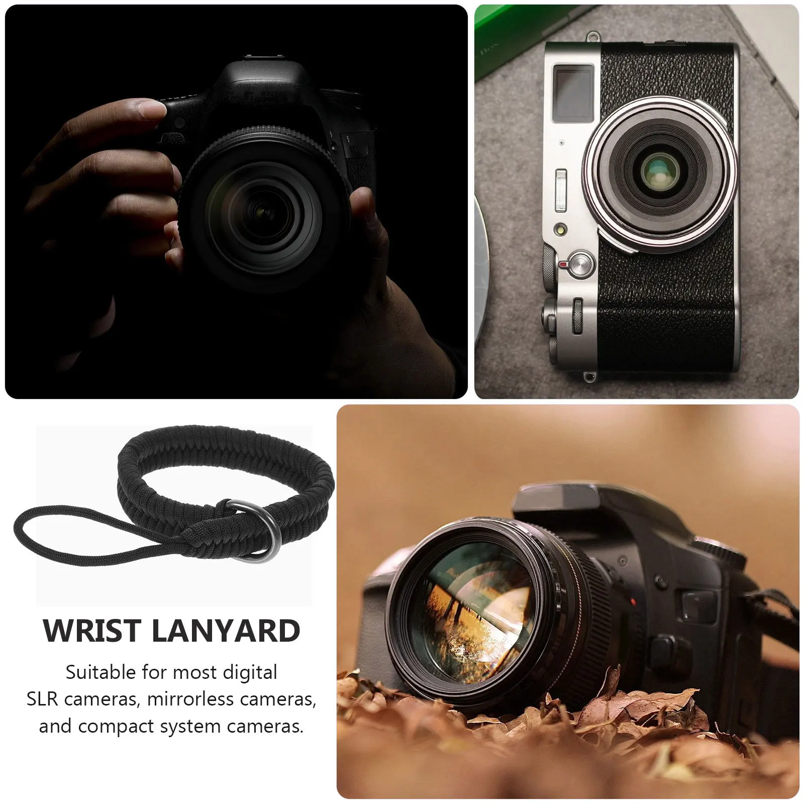 

Camera Wrist Strap Strong Wear-Resistant Hand Wrist Lanyard for Outdoor Travel Office Photography Secure Hold Camera Strap