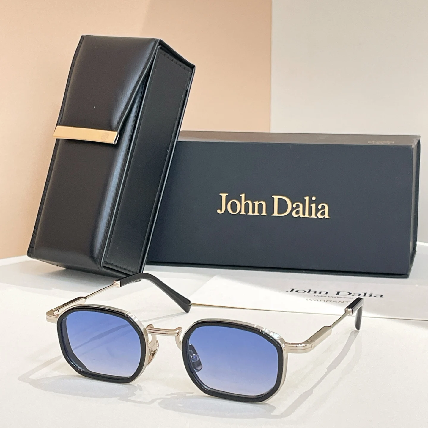 Luxe Designer Voor JOHN DALIA JD JEAN Vintage zonnebril UV400 Hoge kwaliteit modebril voor mannen en vrouwen met doos