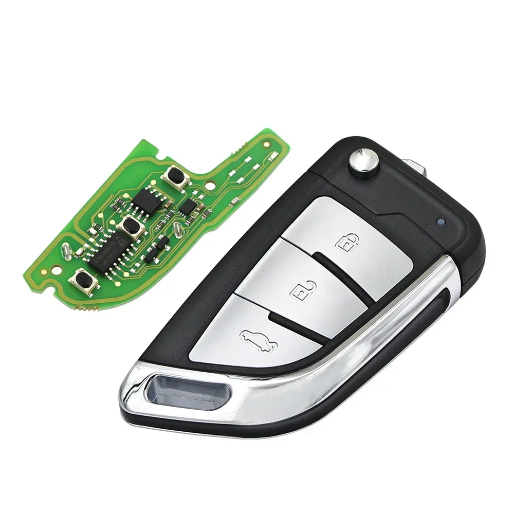 Xhorse XEKF21EN VVDI Super Remote Folding Flip Smart Universal Car Key with XT27A01 XT27A66 Chip for VVDI2 /VVDI Key Tool Max