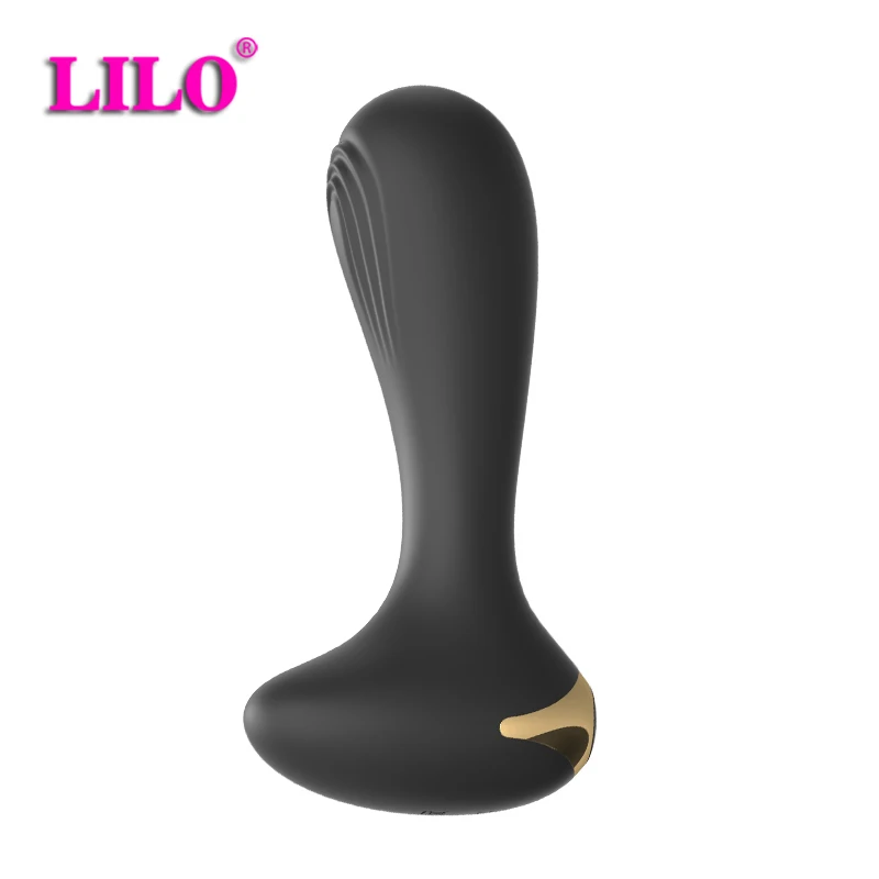 

LILO Anal Vibrator Prostate Stimulator Massage with 10 Vibration Modes Butt Plug Remote Control for Men Women Couples Gay