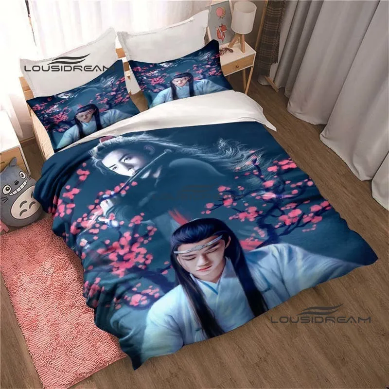 The undomed Drama Bedding Set stampa 3D xiao zhan Home Decoration Boy Girl King Size Bedding Set copripiumino federa