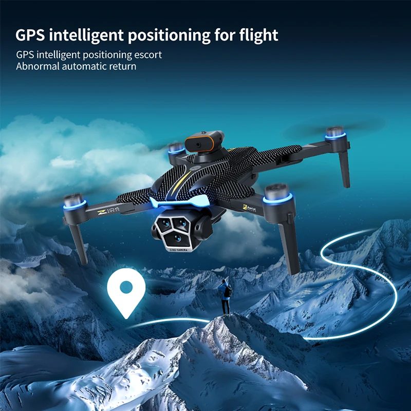 Nieuwe Mini Z104 GPS-positionering Drone Cam 8K HD Luchtfotografie Dubbele camera Borstels Quadrotor Obstakel vermijden Antenne RC UAV