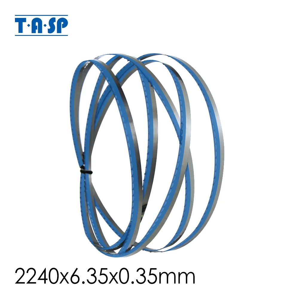 

TASP 2240 x 6.35 x 0.35mm Bandsaw Blade 88-1/4" x 6 TPI Woodworking Band Saw Blades For Metabo BAS317 BAS 317