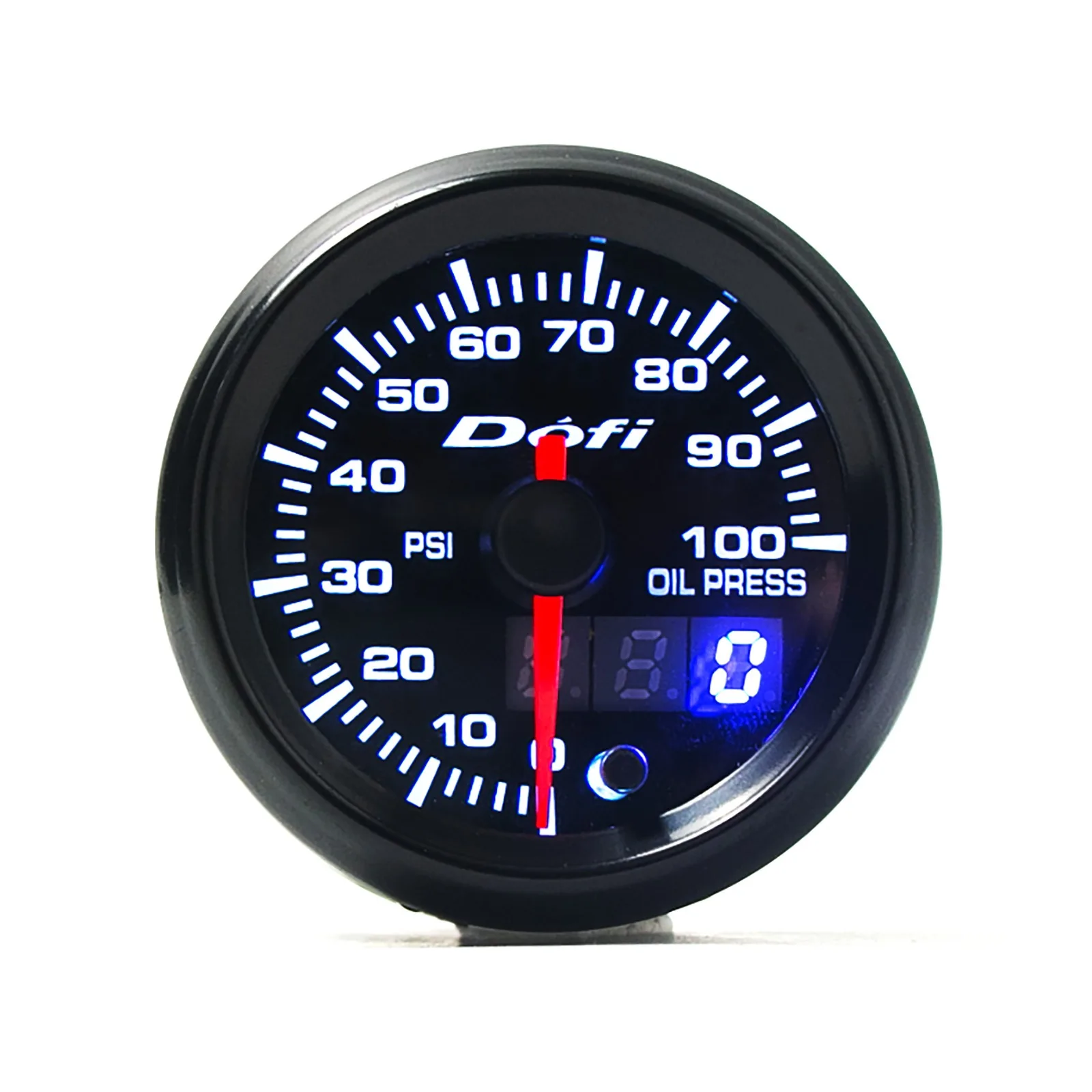 

2" 52mm 7 Color Digital & Pointer LED 0-100 PSI OIL Pressure Gauge Meter +Sensor