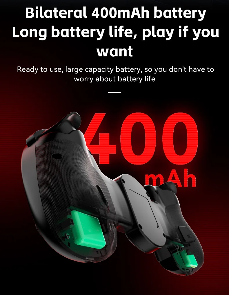 وحدة تحكم ألعاب لاسلكية لأجهزة Android iPad Mobile Gamepad للتبديل وXBOX Game Pass وعصا التحكم بث الألعاب قابلة للتمدد حتى 9.5