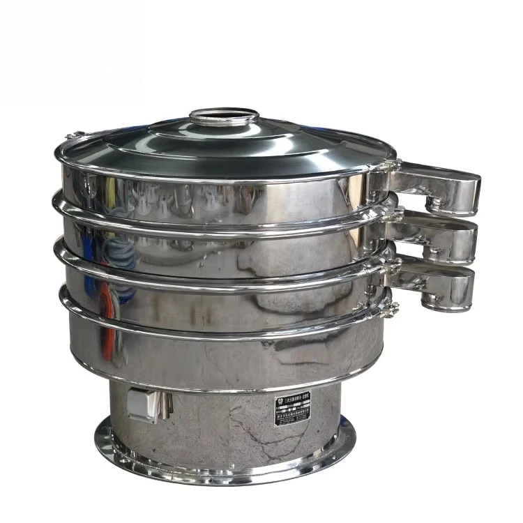 Xinxiang Xianchen Factory Direct Sales Double Layer Rotary Vibrating Screen Sieve Machine for Plastic