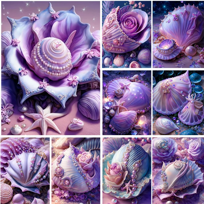 5D Diy Diamond Painting New Flowers Full Rhinestones Embroidery Mosaic Art Cross Stitch Kits Home Decor New Arrivals 2023