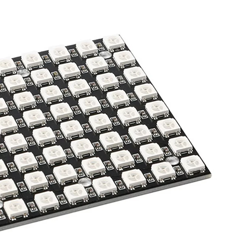 TKOH-WS2812 LED 5050 RGB 8X8 Светодиодная матрица WS2812B 8X8 64-битная полноцветная светодиодная лампа 5050 RGB Панель освещения