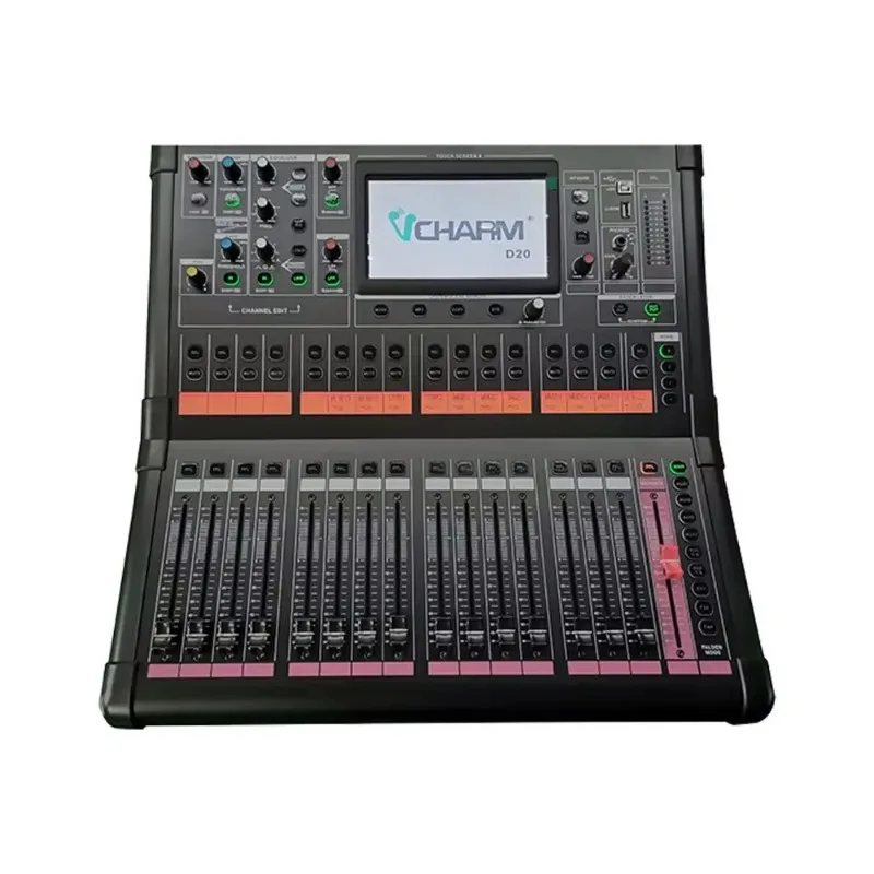 

YYHC D20 Karaoke Amplifier Mixer Sound System Console Mixer Professional Audio Sound Card Mixer