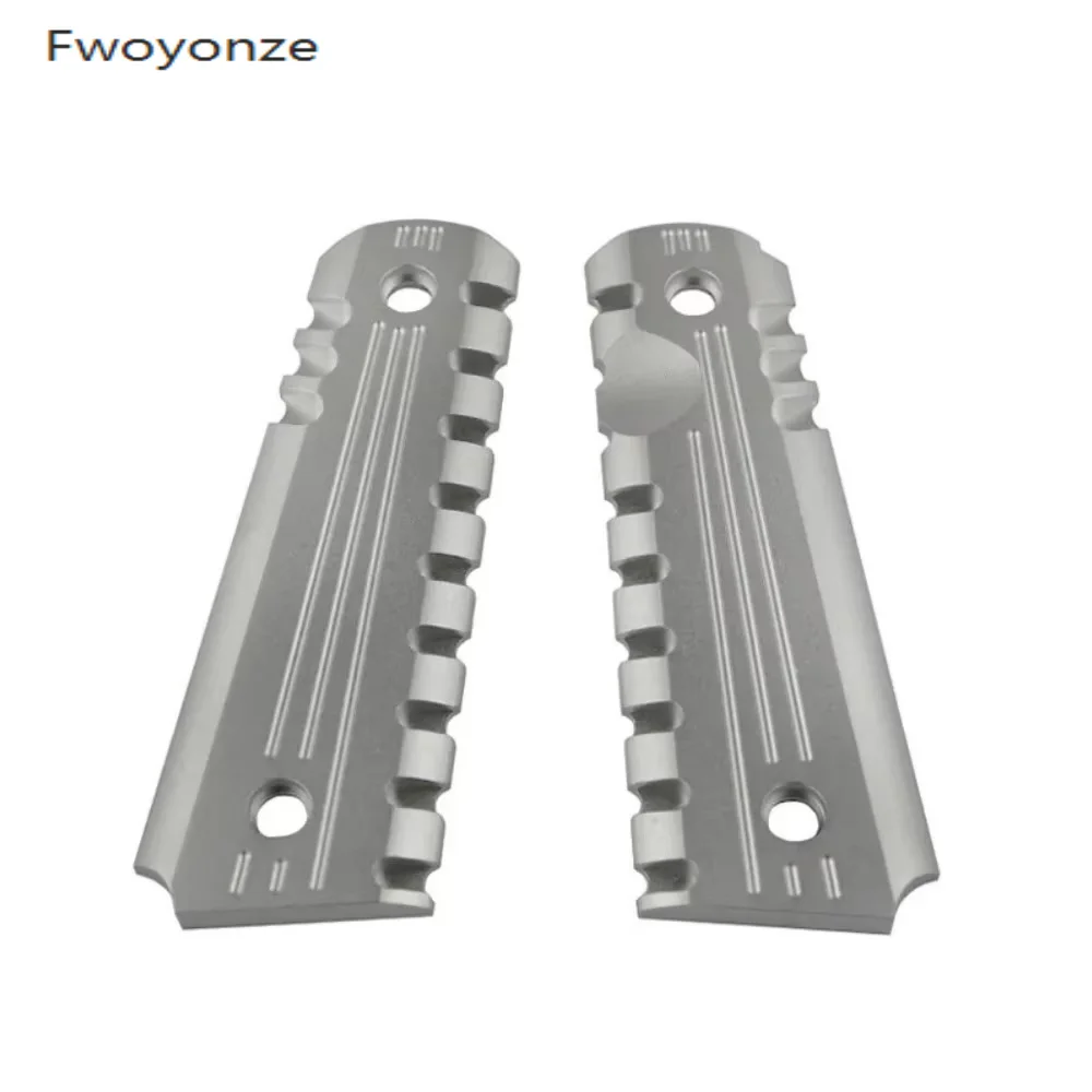 

Чехол для ручек Fwoyonze из алюминиевого сплава с ЧПУ M1911/MEU для охотничьего пистолета 1911, аксессуары для ручек