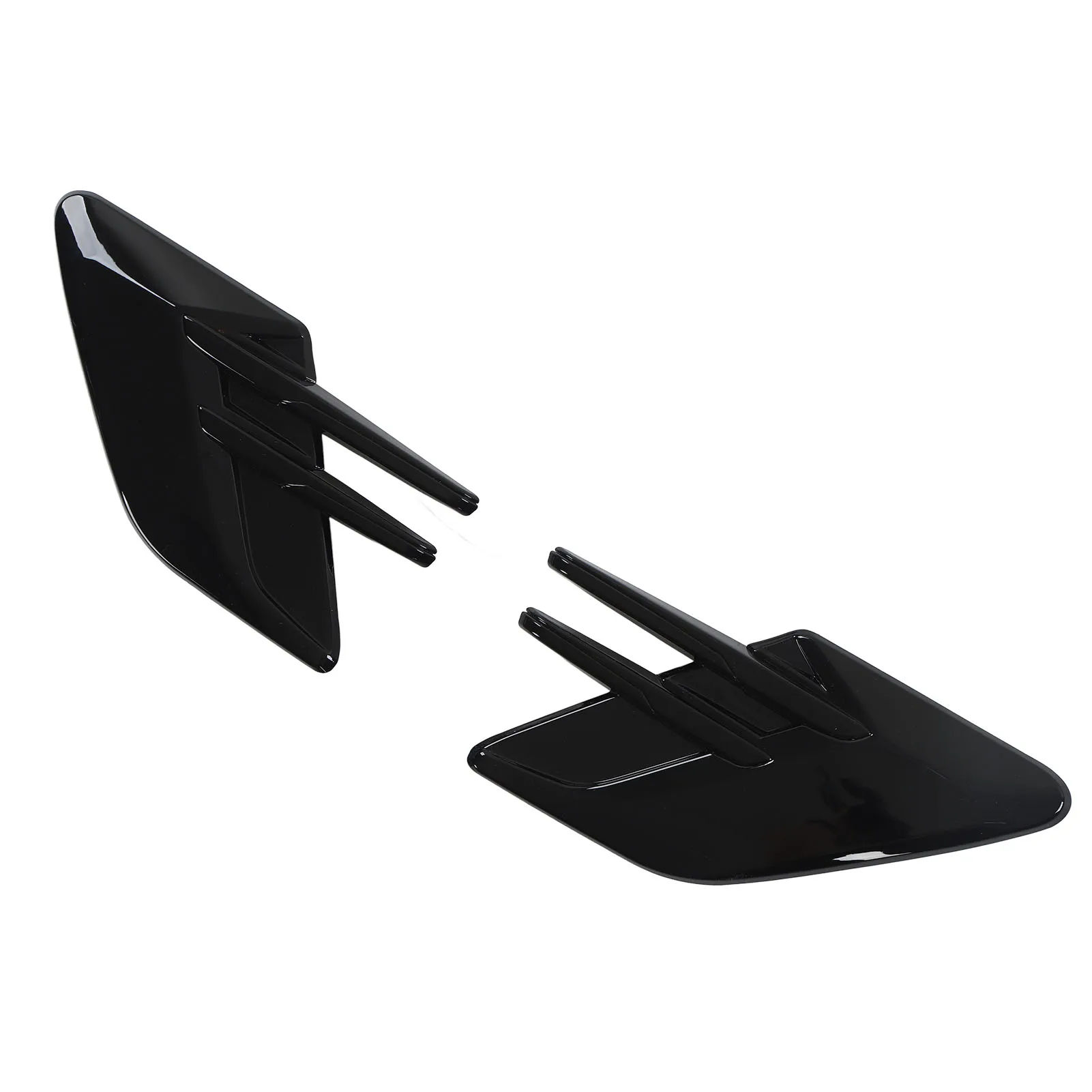 

1 Pair Fender Vent Trims LR098787 Gloss Black - Replacement for Range Rover Sport L494 Facelift 2018-2022-Durable Auto Accessory