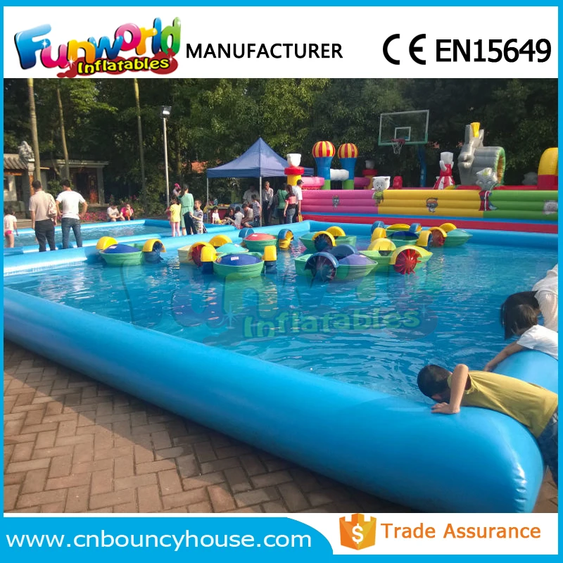 Giant square water pool large inflatable swimming pool