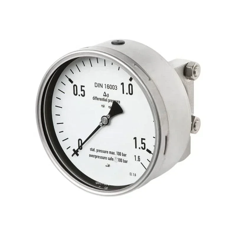 مقياس ضغط منفذ المصنع لصناعة العمليات، غرفة الوسائط المعدنية بالكامل #2