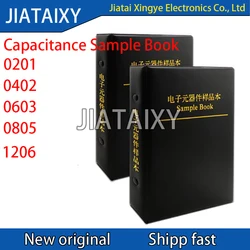 Smd Capacitor Amostra Livro 1206 0805 0603 0402 0201 Chip Capacitores Kit Sortimento Pacote 10uf 1nf 100pf 10nf 1uf