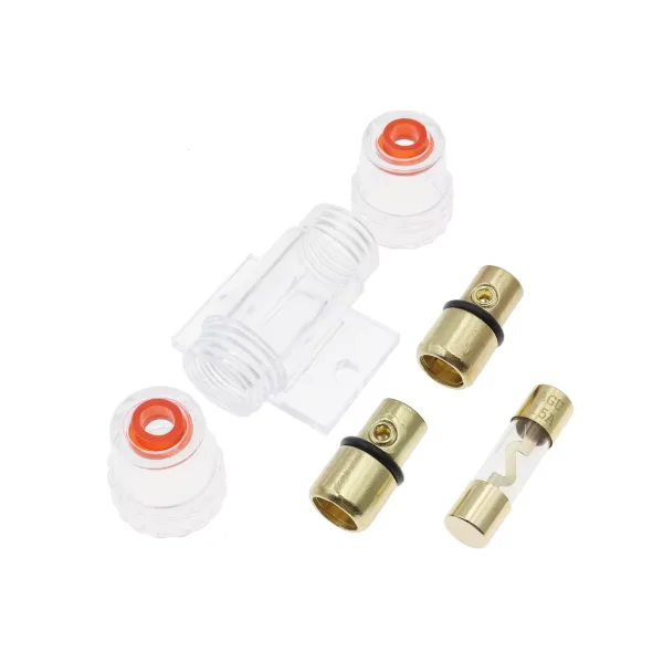 AGU Audio Audio Amplifier Fuse Holder Zinc Plated Fuse Aircraft Holder 10*38mm 10A 15A 20A 25A 30A 40A 50A 60A 70A 80A 100A