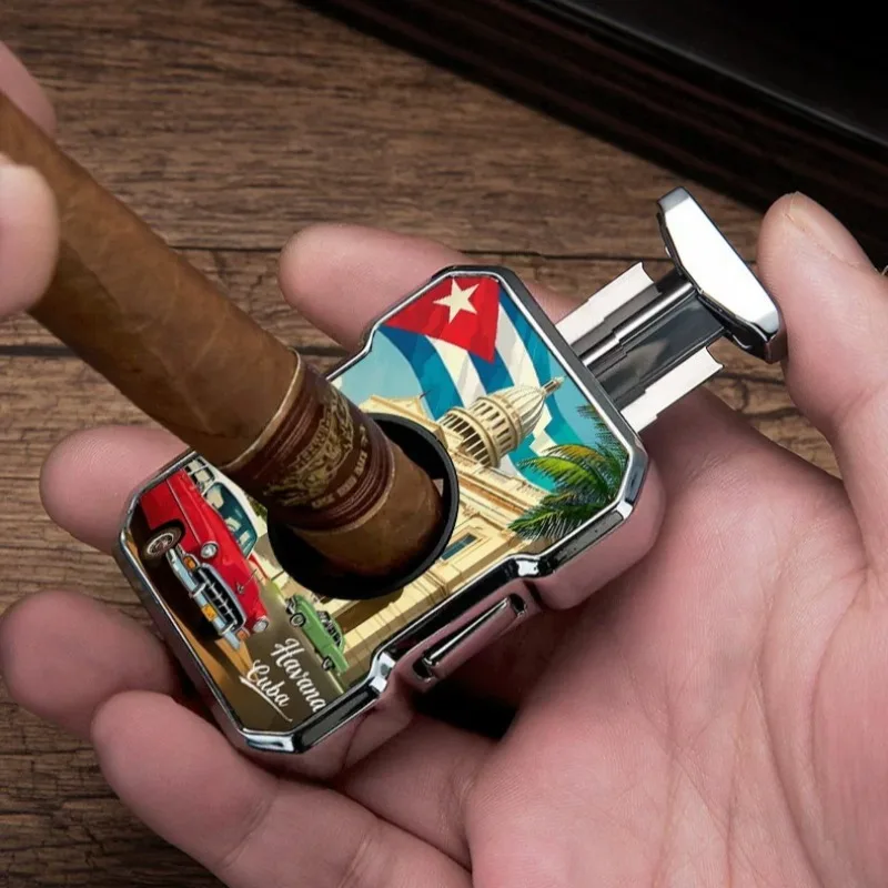 V-Shaped Sharp Cigar Cutter Creative Pattern Design V Type Knife Luxury Blade Cigar Scissors Cutting Tool Shear Retro Style