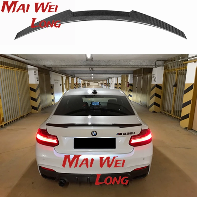 

Для BMW F22 Спойлер Performance Carbon Fiber Spoiler 2 серии F22 Coupe & F23 Convertible & F87 M2 220i M235i 228i 2014 - UP