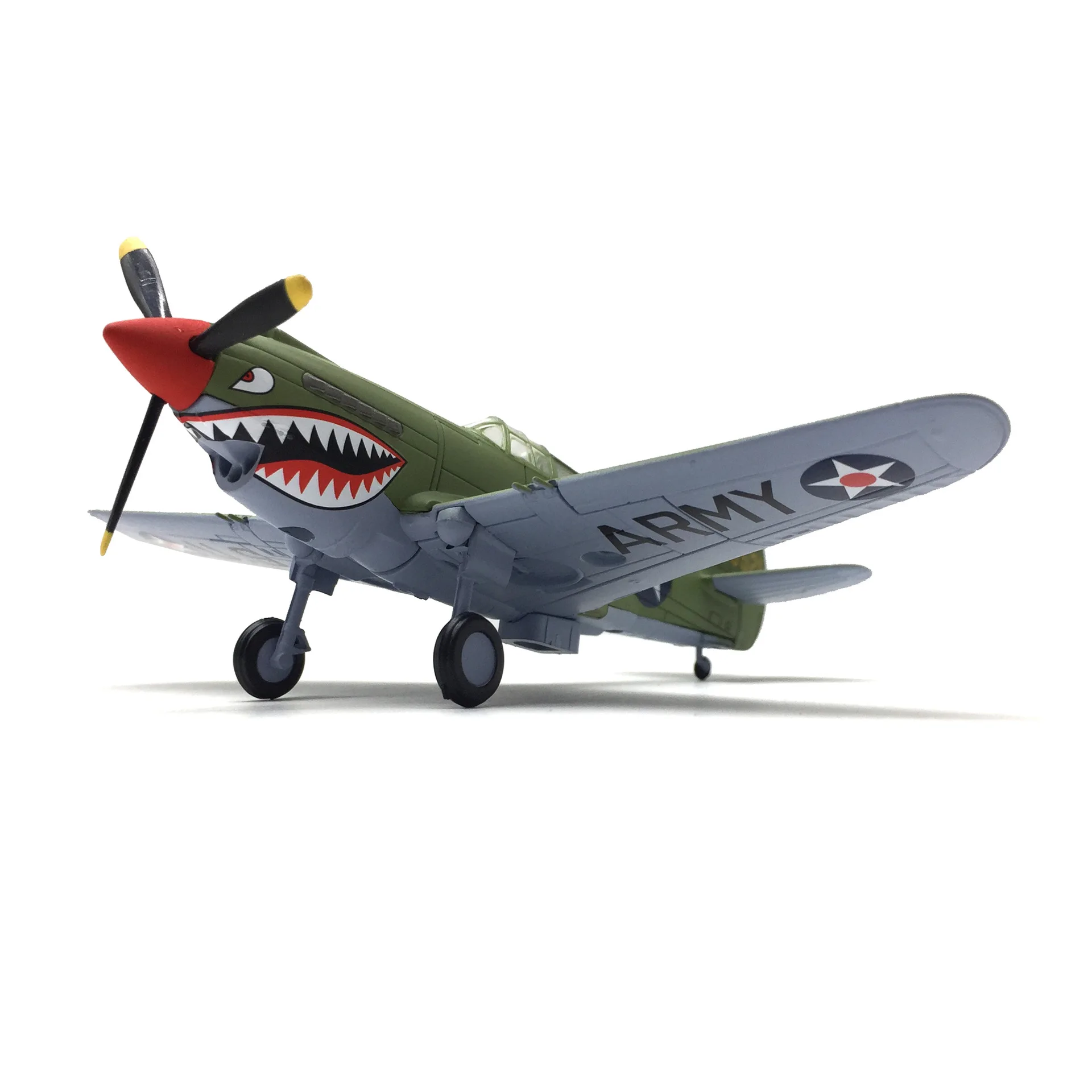 Diecast Metal Plane 1/72 Scale US P40 P-40 Flying Tiger Airplane Models for Adult Display Show Collections