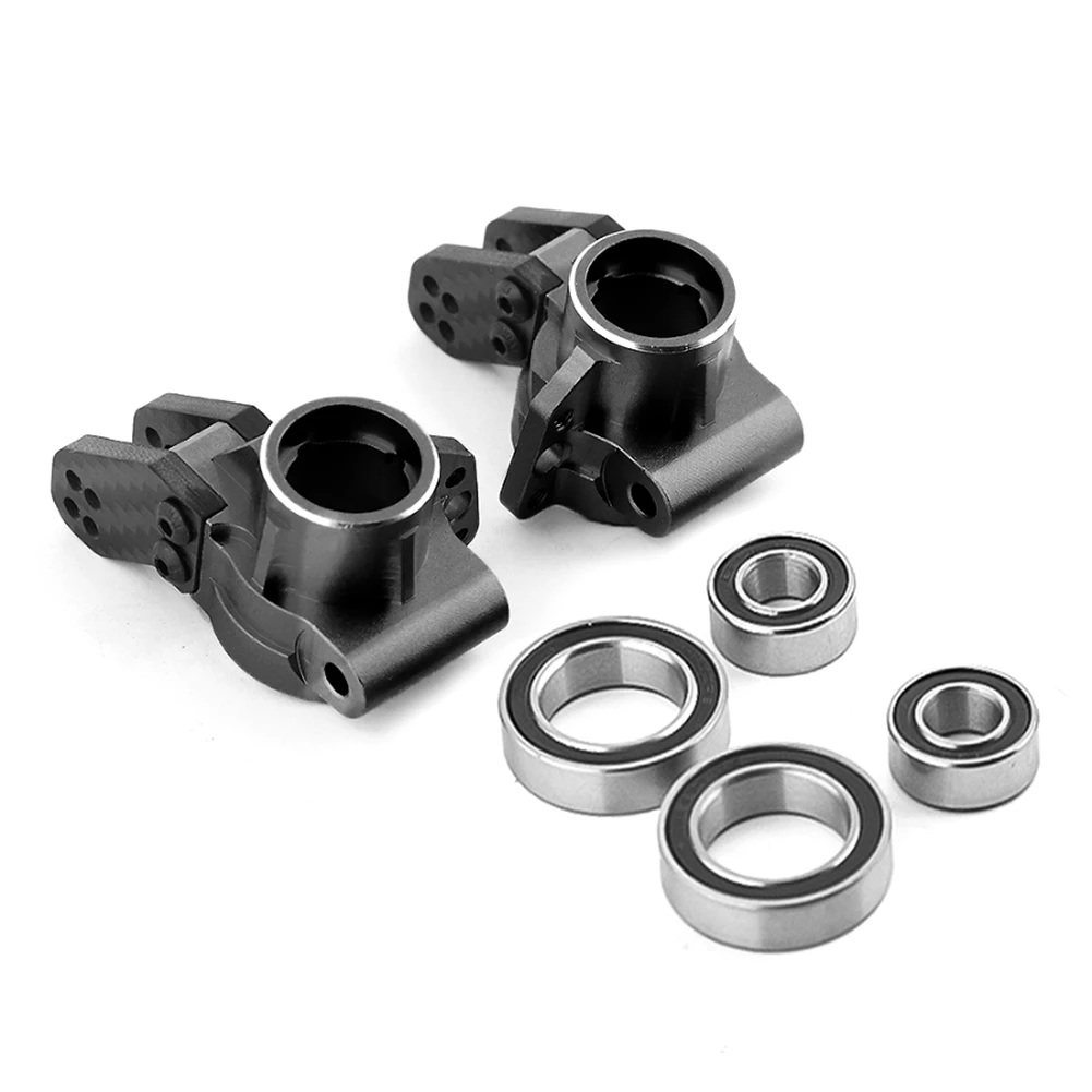 Moyeu arrière en métal Electrolux, fusée de direction pour 1/8 Arrma KRABOUOutcast BLX 6S V5 RC, pièces de mise à niveau de voiture, accessoires noirs