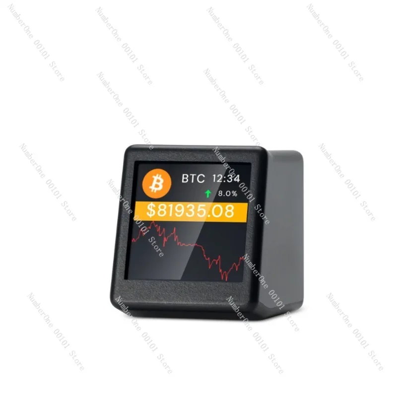 Cryptocurrency price display, virtual currency curve tracking, WiFi weather clock, BitCoin