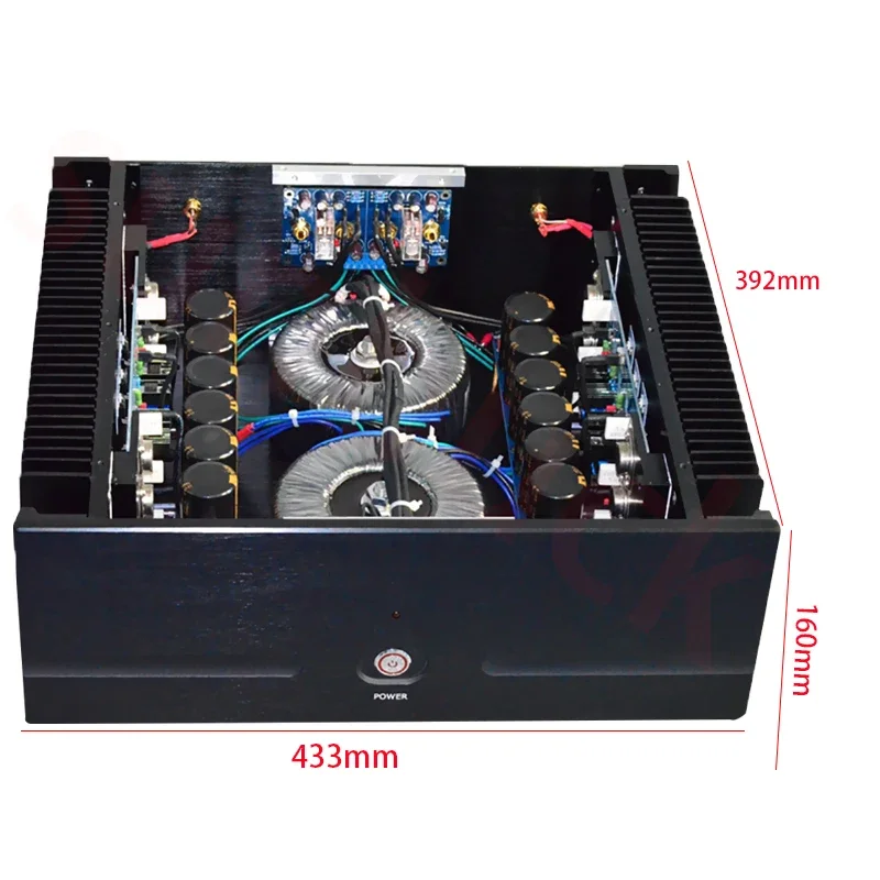 SUNBUCK PM-6 MJE15033 MJE15032 Gold Seal Tube 2.0 600W Power Class A Class AB HIFI Rear Power Amplifier Audio