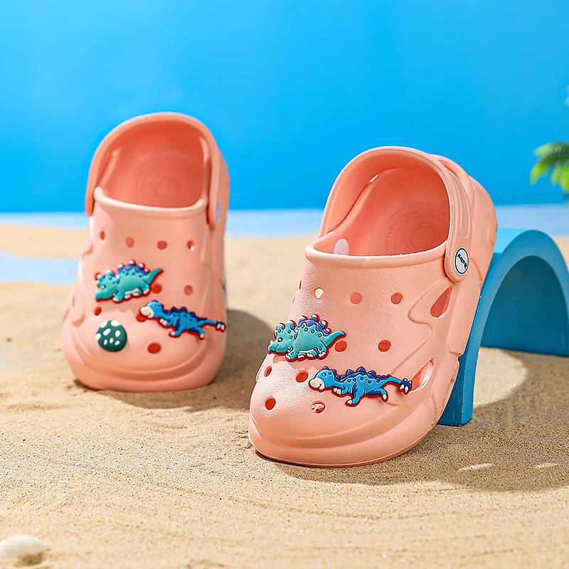 

Fashion Waterproof Slippers Children Sandals Summer Outdoor Slides Soft Garden Shoes Indoor Nursing Clogs Sandals for Boys Girls