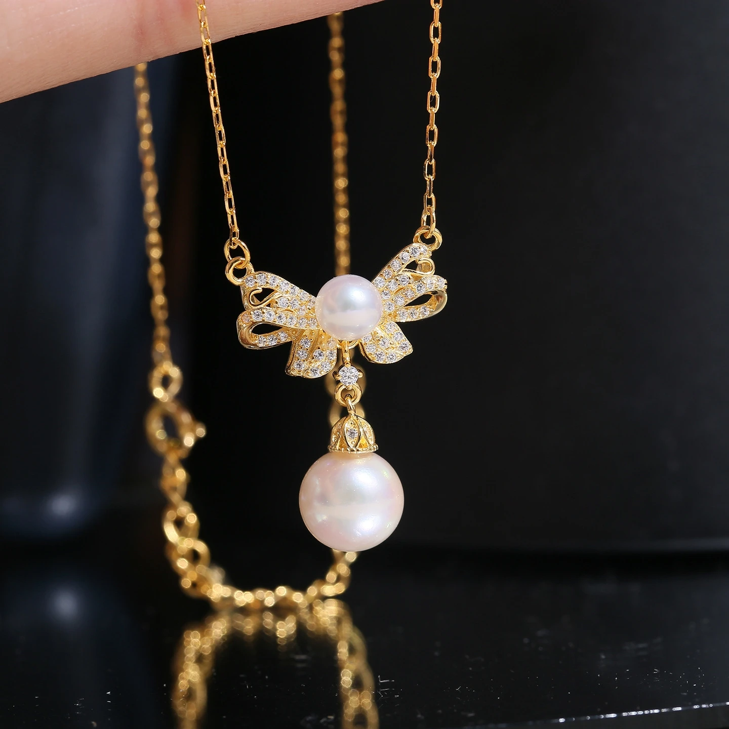 S925 Sterling Silver Necklace Mountings Findings Jewellery Mounts Parts Fittings Accessories for 3-5mm 8-12mm Pearls 3pcs/lot