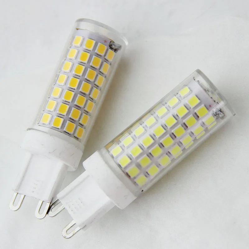 

No Flicker G9 -2835-90D 9W LED Bulb Change Three Color 4000k Natural White for Chandelier Wall Pendant Ceiling Lamps 19x65mm