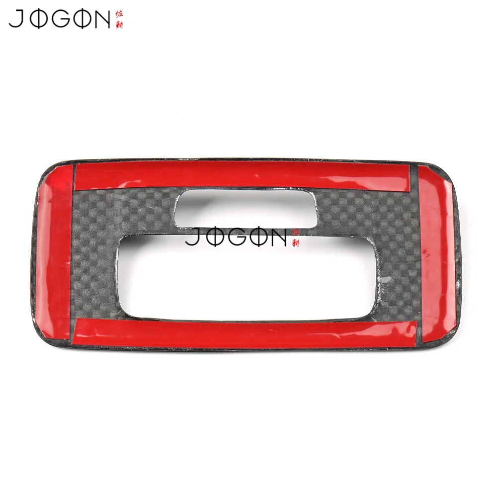 For Honda Civic Type R FL5 2023 2024 2025 2026 Carbon Fiber Car Interior Rear Roof Reading Light Lamp Cover Trim Accessories