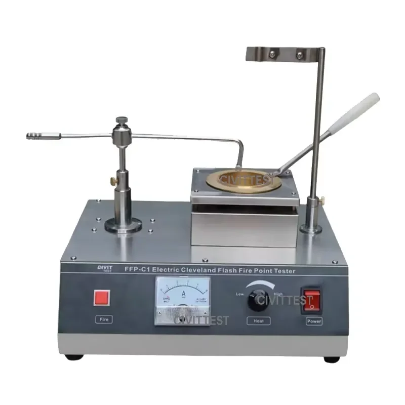 Flash Point Tester for Oil Testing Electric Asphalt Bitumen Cleveland Open Cup Flash Point Tester Apparatus