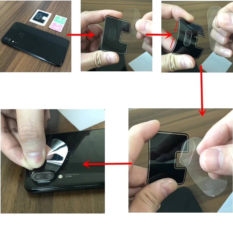 Für Motorola Signature: Displayschutzfolie aus gehärtetem Glas mit 9H-Härtegrad, Schutzfolie für die Kameralinse, für Moto Signature. – Detail 7