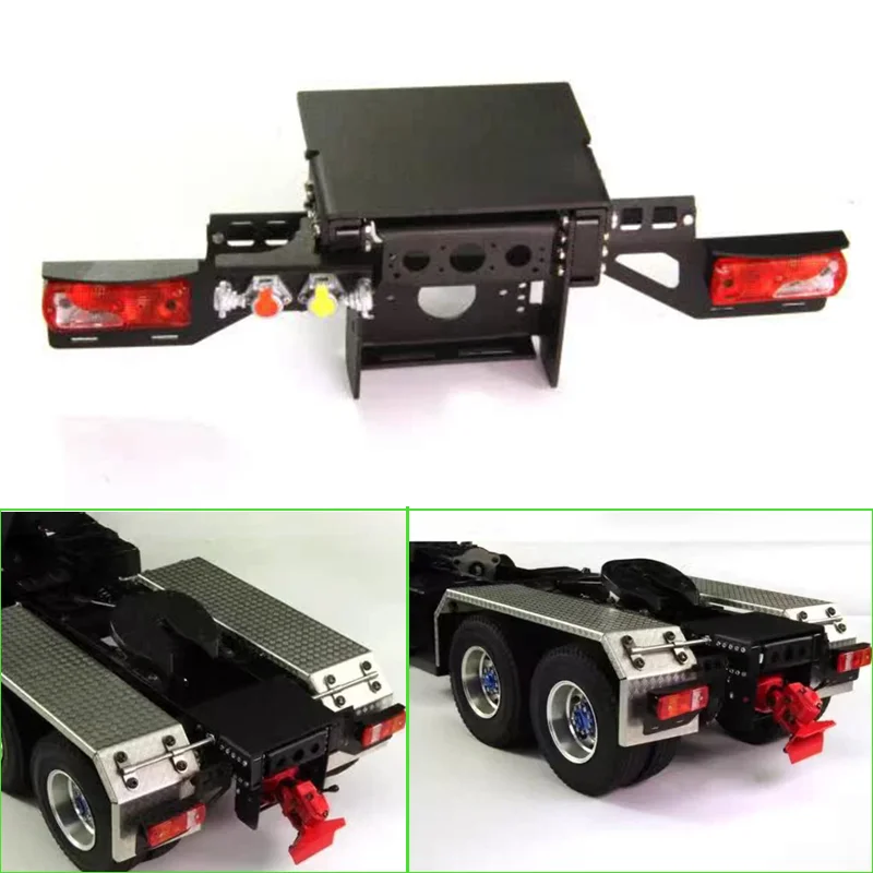 Metal Simulation Heavy Tail Boom for 1/14 Tamiya RC Truck SCANIA BENZ MAN Car