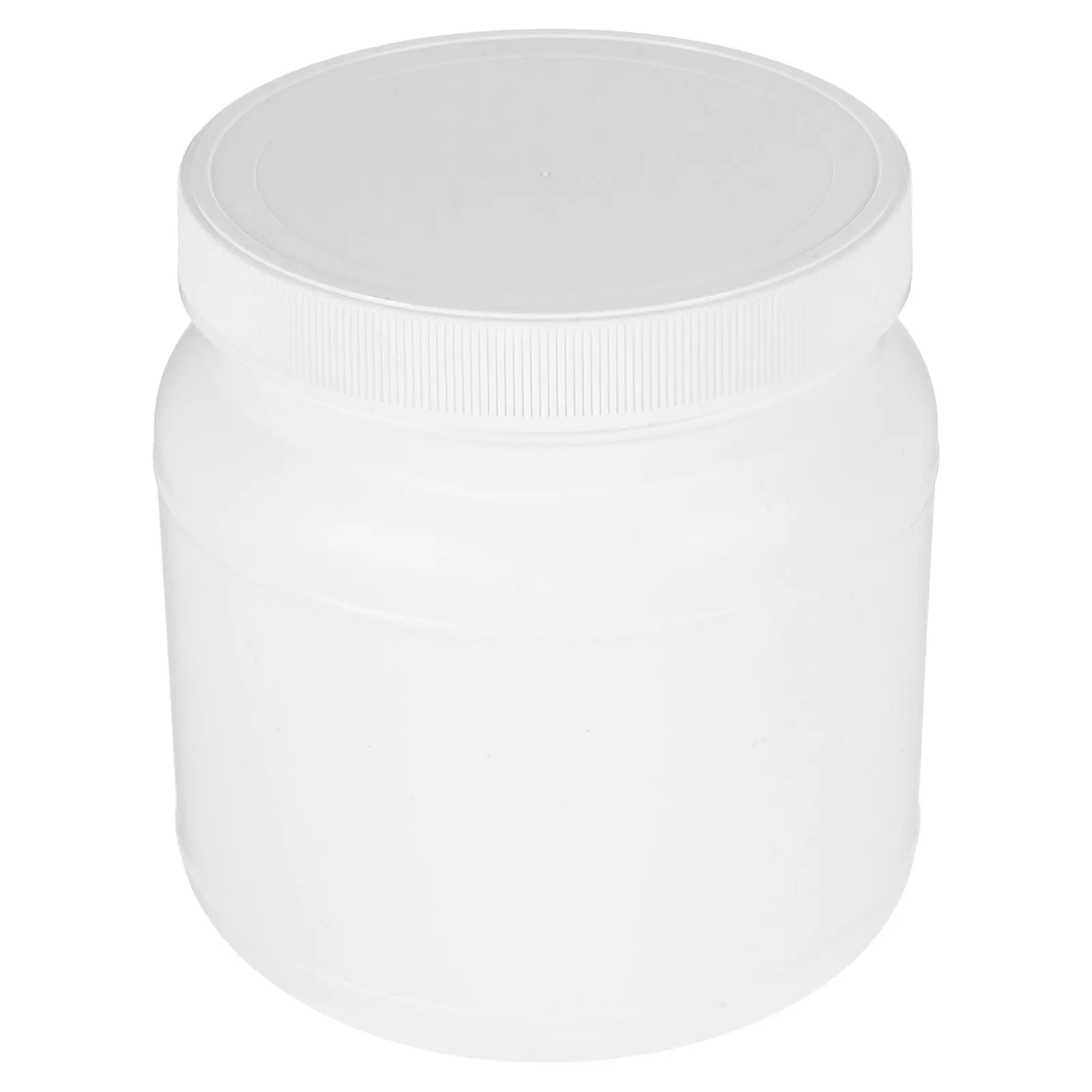 

Large Capacity Airtight Plastic Lid Container For Coffee Milk Protein Wide Mouth Food Storage Condiment Jar Travel Kitchen Keep